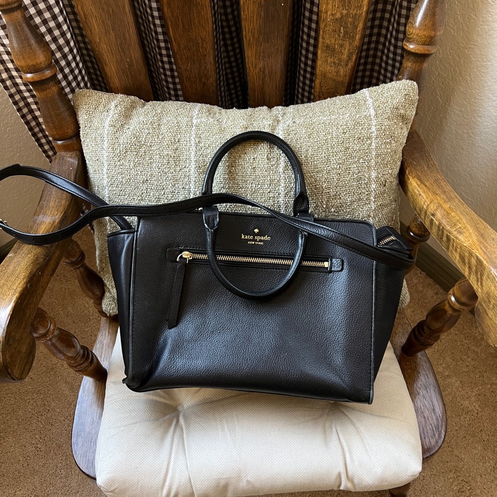 Kate Spade Black Leather Crossbody